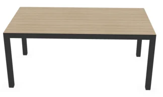 Briga Dining Table Trespa Bergamo 160 x 90 cm Charcoal