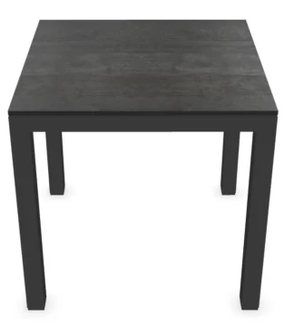 Briga Dining Table Trespa Forest Grey 100 x 100 cm Charcoal