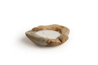 Candle Bowl 40 cm Ø Teak