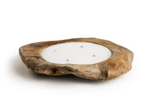 Candle Bowl 60 cm Ø Teak