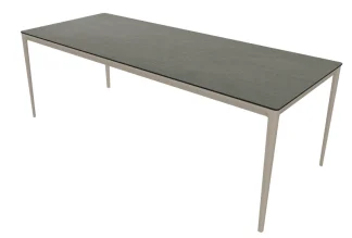 Elegante Dining Table Champagne Trespa Ophira 220 x 90 cm