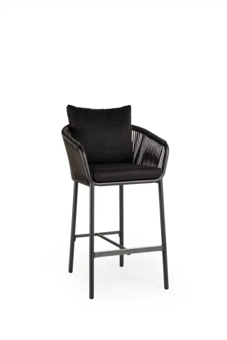 Fortaleza Bar Chair Black