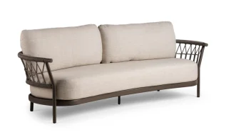 Fresca Lounge 3-Seater Chocolate