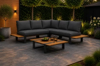 Tierra Seto Teak Lounge Set Complete