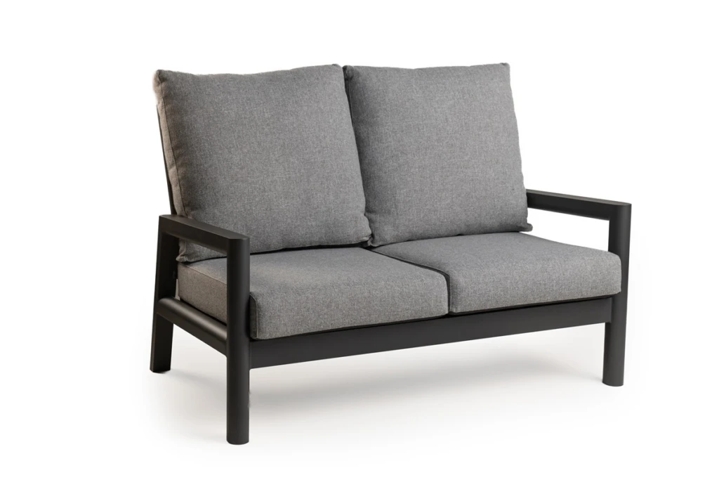 Sevilla Lounge Bench 2-Seater Mountain Grey